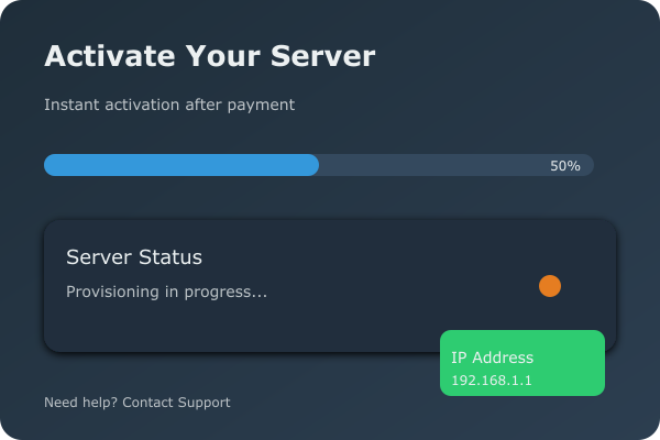 Get Server Now